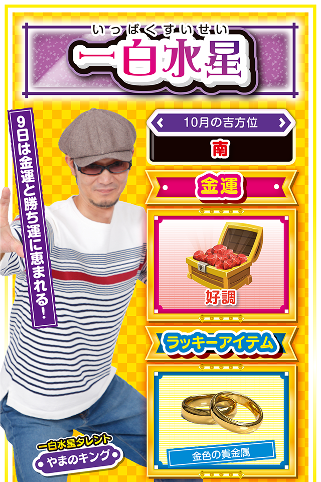 一白水星占い結果