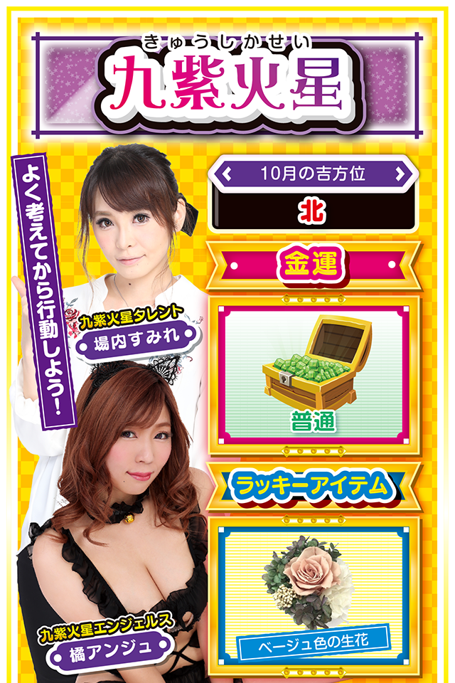 九紫火星占い結果