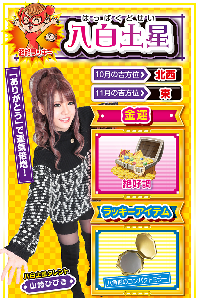 八白土星占い結果