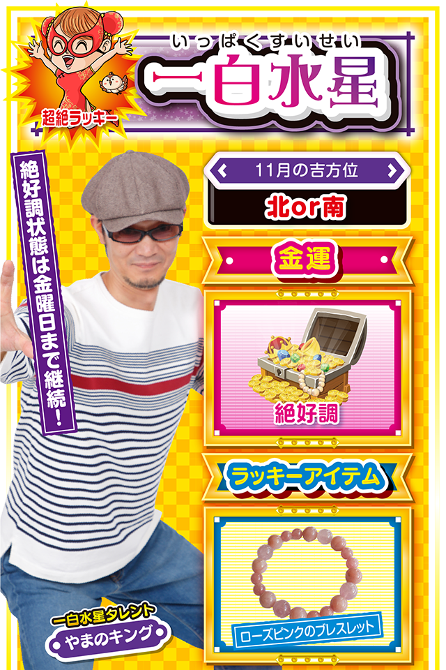 一白水星占い結果