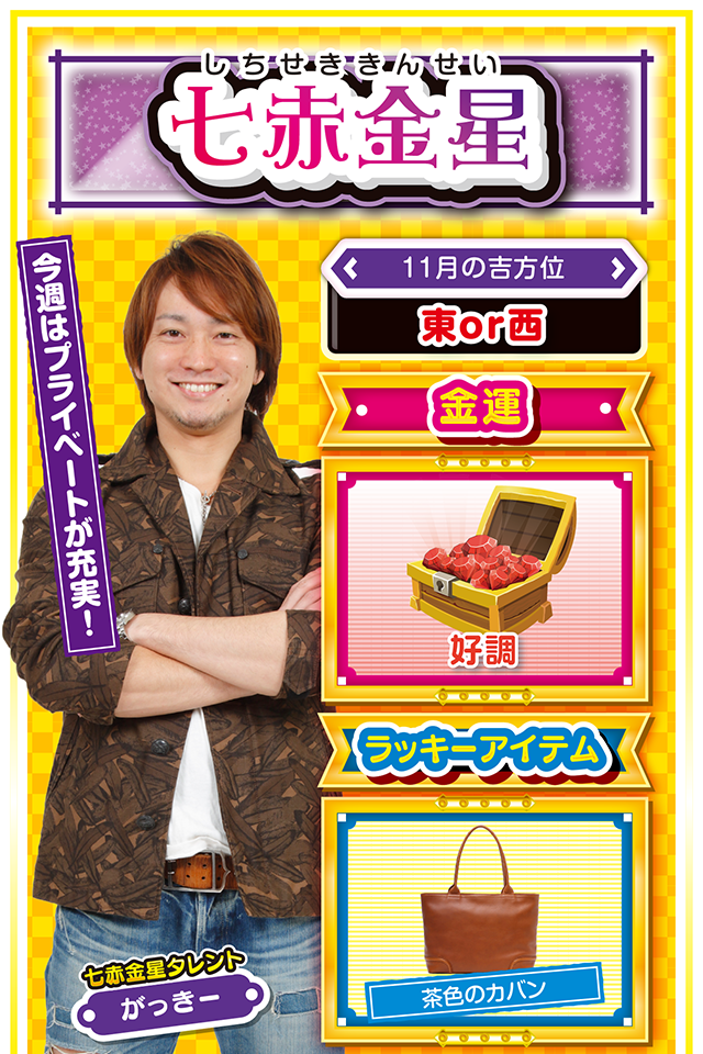 七赤金星占い結果