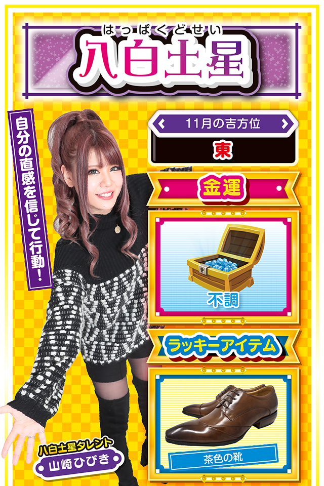 八白土星占い結果