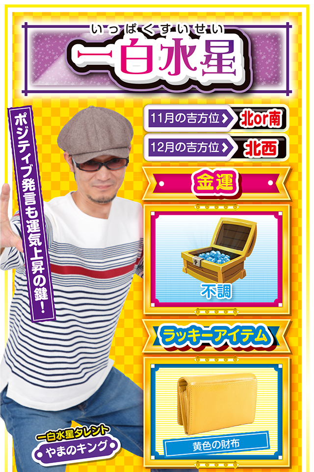 一白水星占い結果