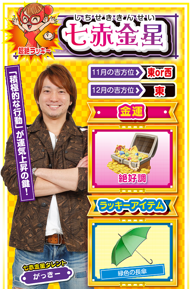 七赤金星占い結果