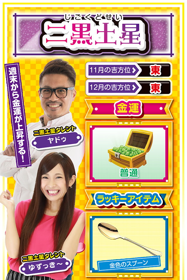 二黒土星占い結果