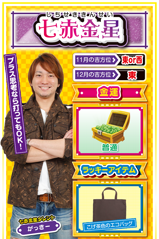 七赤金星占い結果