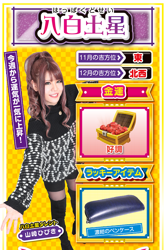 八白土星占い結果