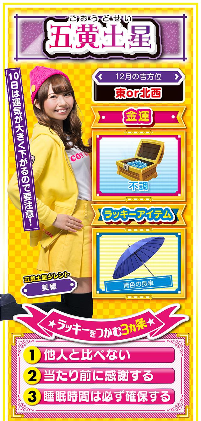 五黄土星占い結果