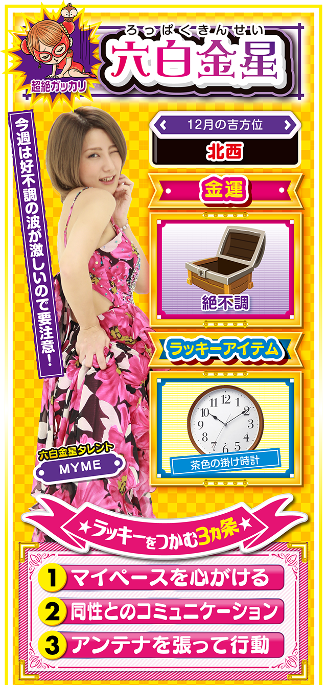 六白金星占い結果