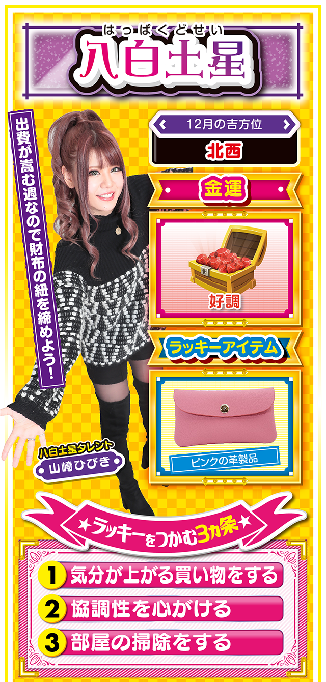 八白土星占い結果