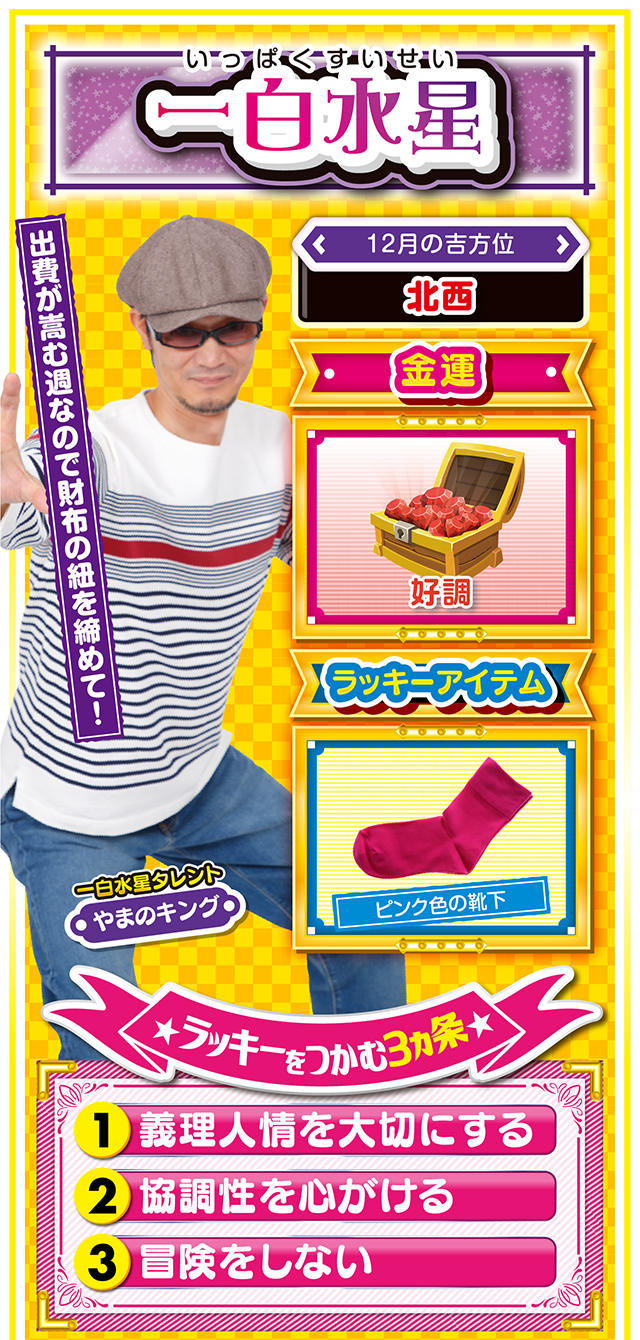 一白水星占い結果