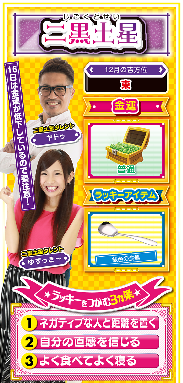 二黒土星占い結果