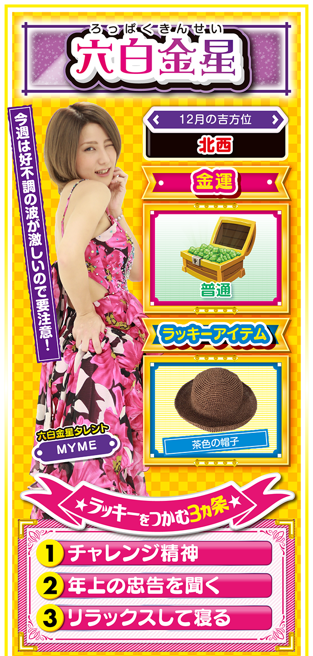 六白金星占い結果