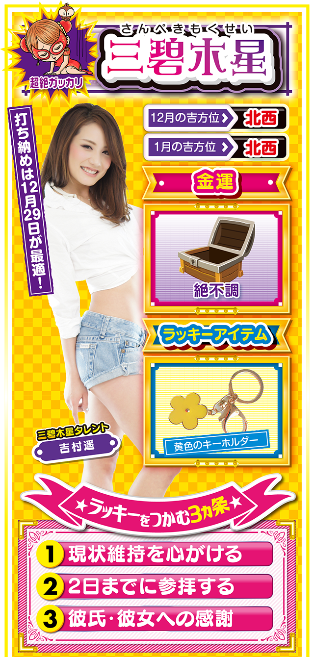 三碧木星占い結果