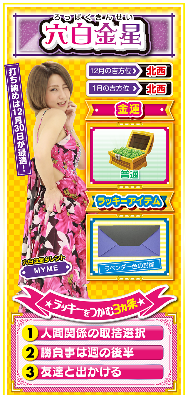 六白金星占い結果