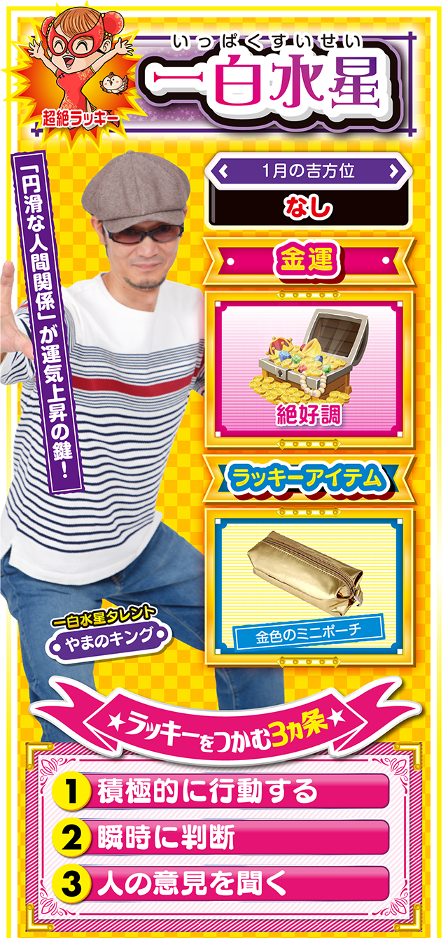 一白水星占い結果