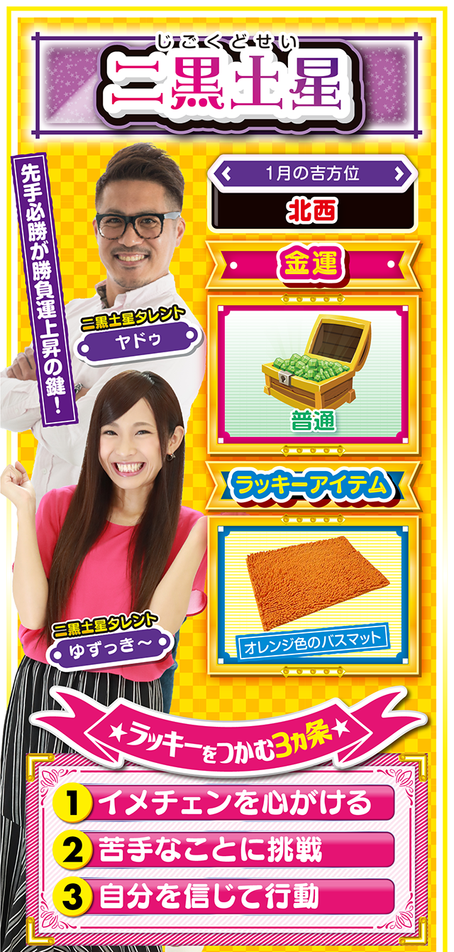 二黒土星占い結果