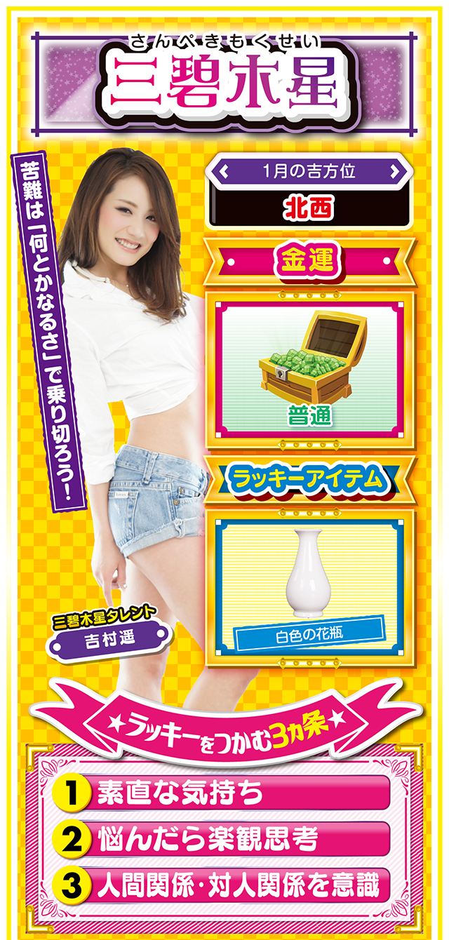 三碧木星占い結果