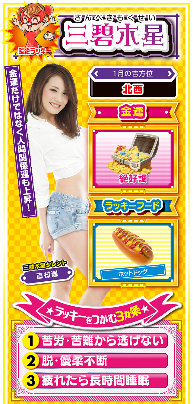 三碧木星占い結果