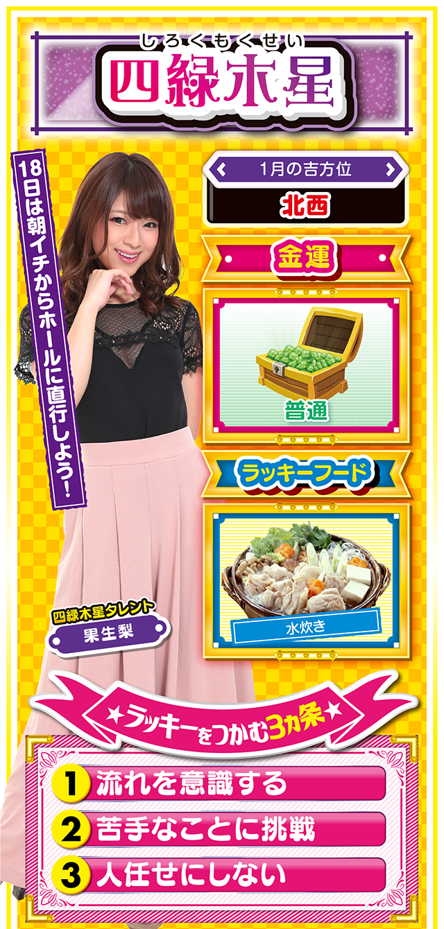 四緑木星占い結果