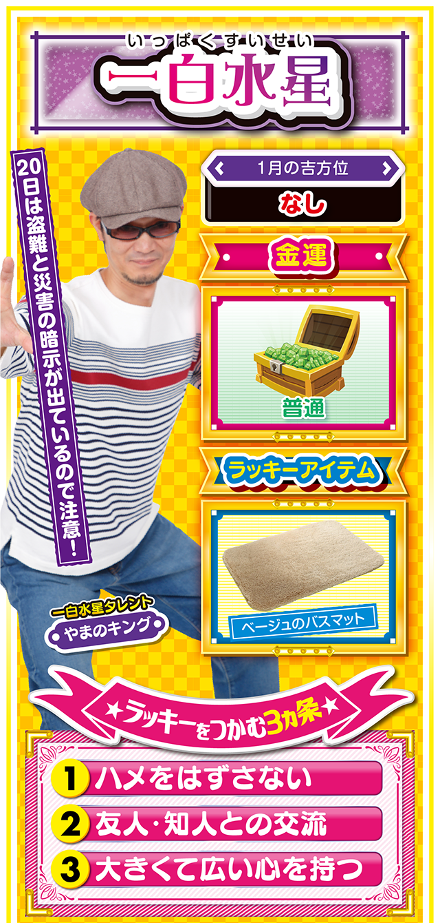 一白水星占い結果