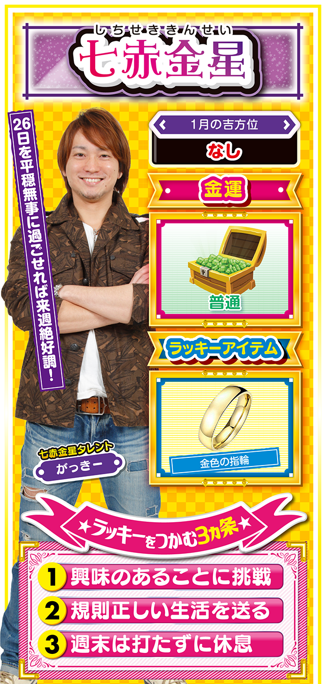 七赤金星占い結果