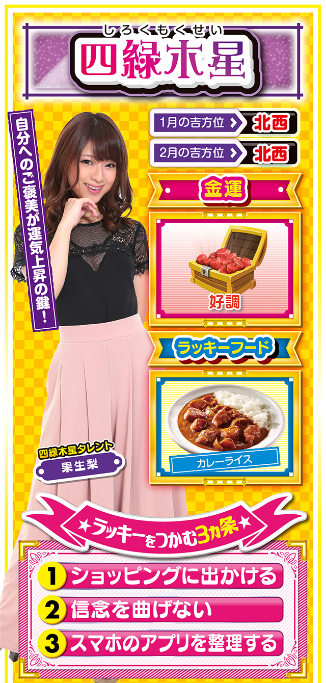 四緑木星占い結果