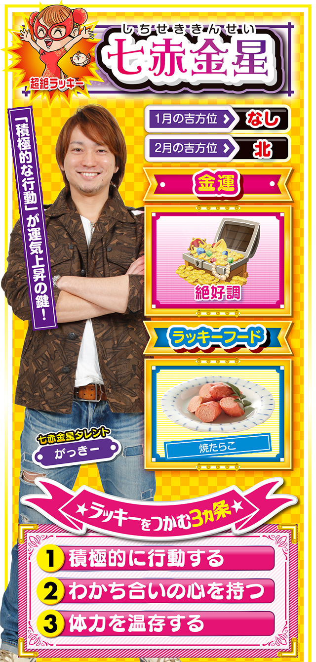 七赤金星占い結果