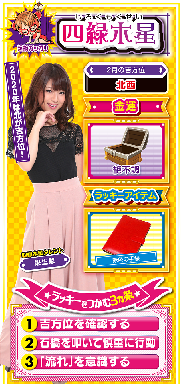 四緑木星占い結果