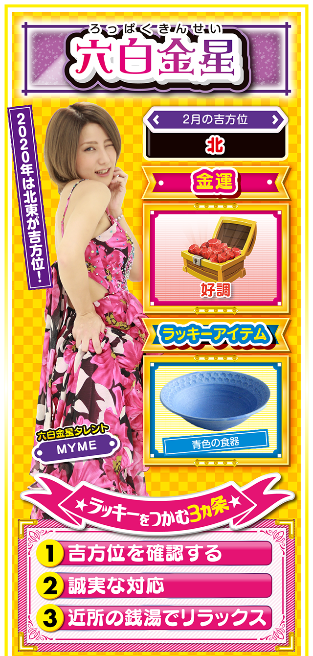 六白金星占い結果