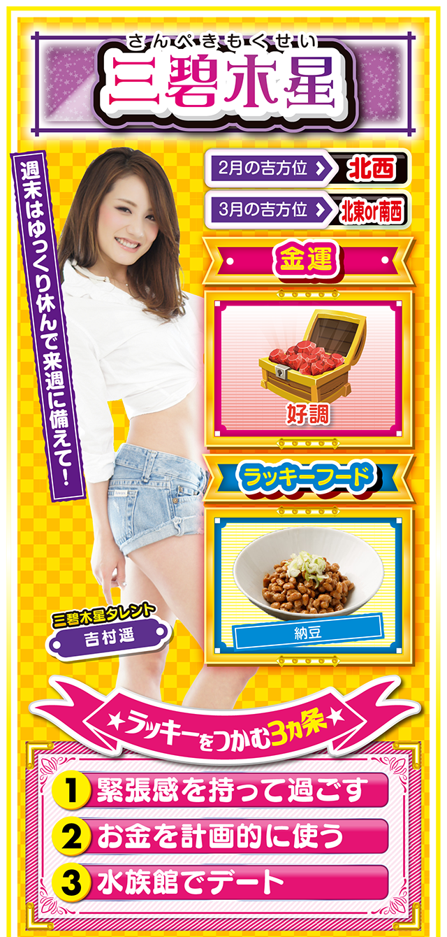 三碧木星占い結果