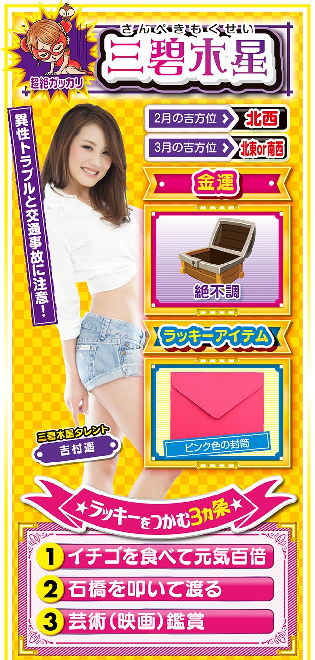 三碧木星占い結果