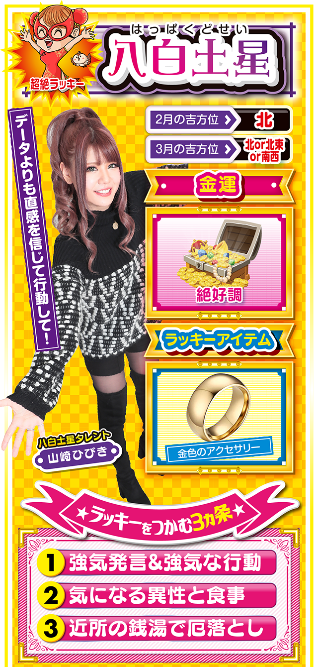 八白土星占い結果