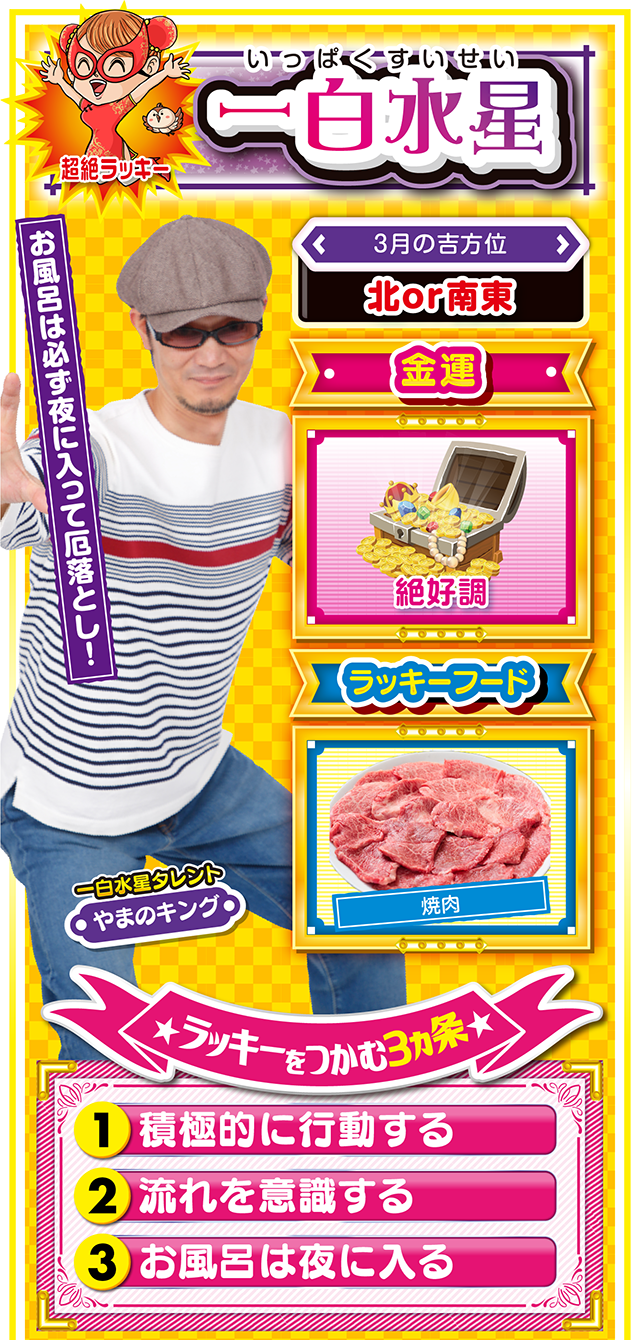 一白水星占い結果