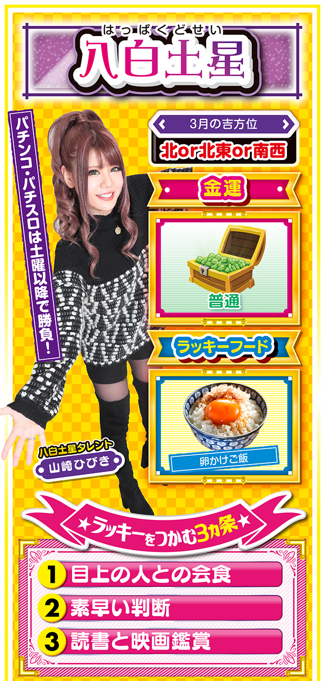 八白土星占い結果