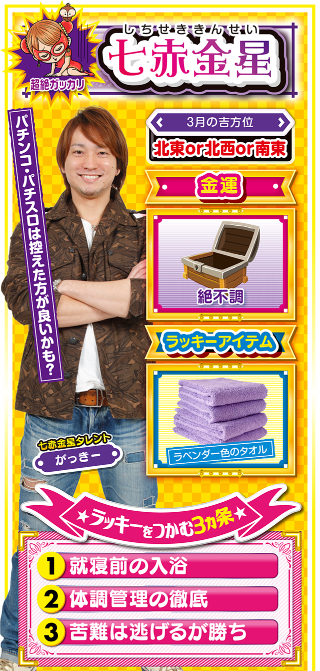 七赤金星占い結果