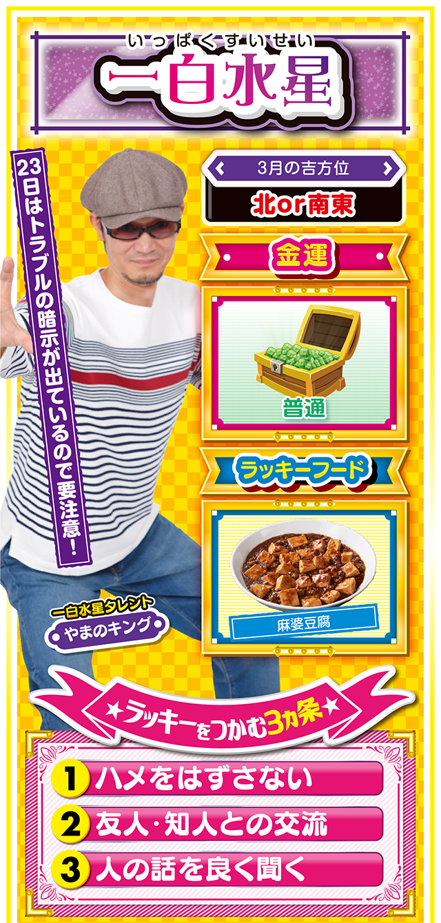 一白水星占い結果