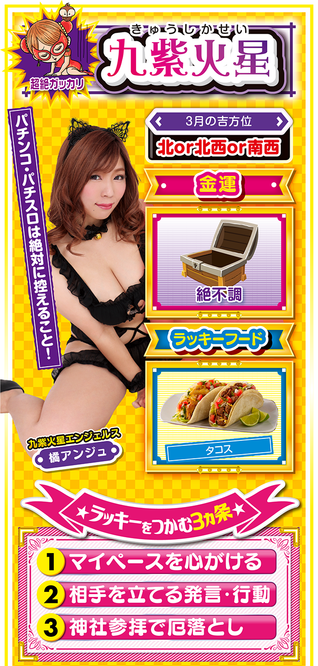 九紫火星占い結果