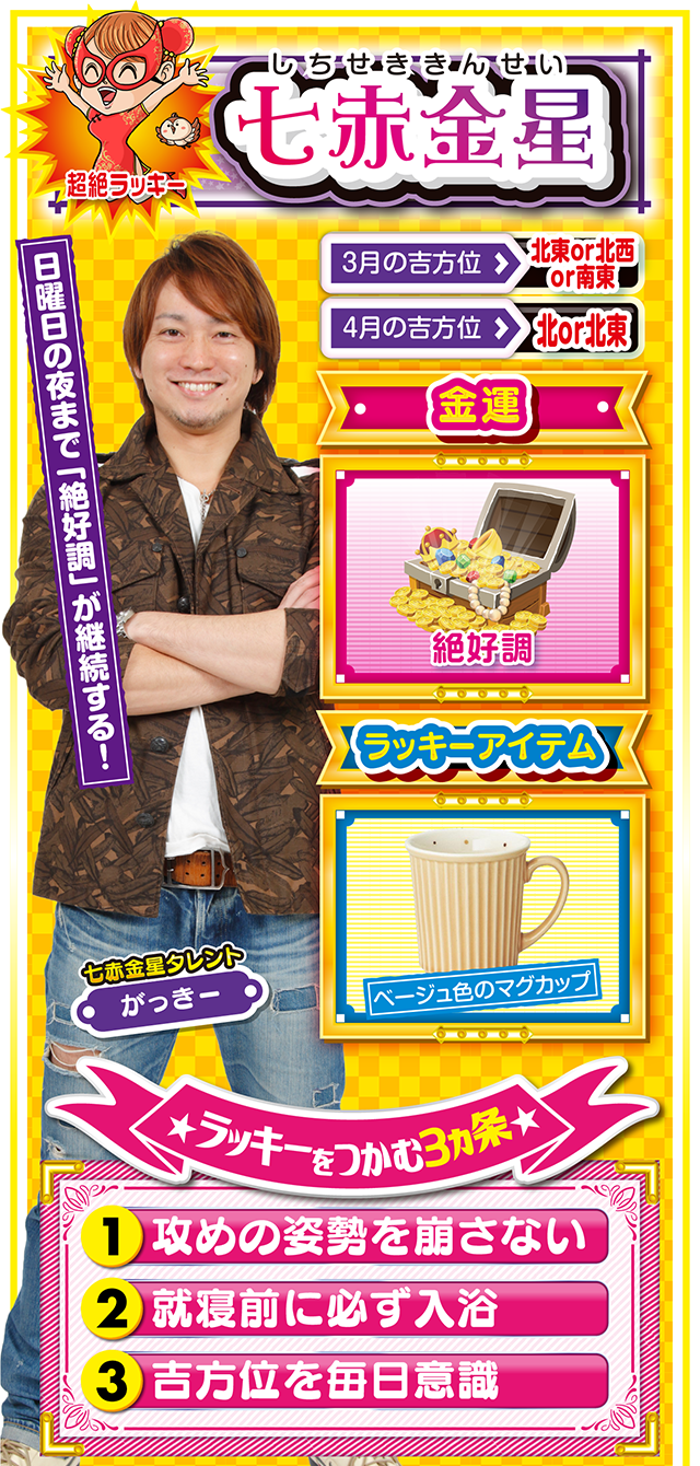 七赤金星占い結果