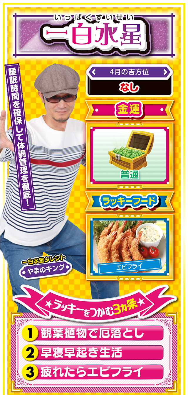 一白水星占い結果