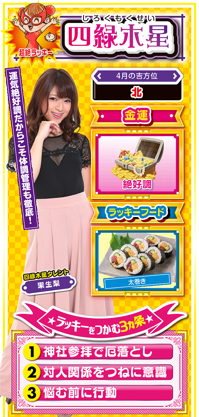 四緑木星占い結果