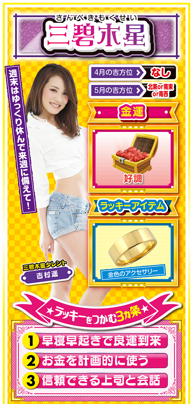 三碧木星占い結果