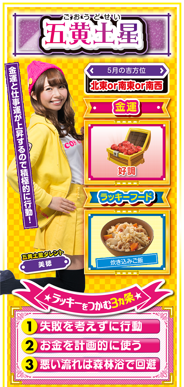 五黄土星占い結果