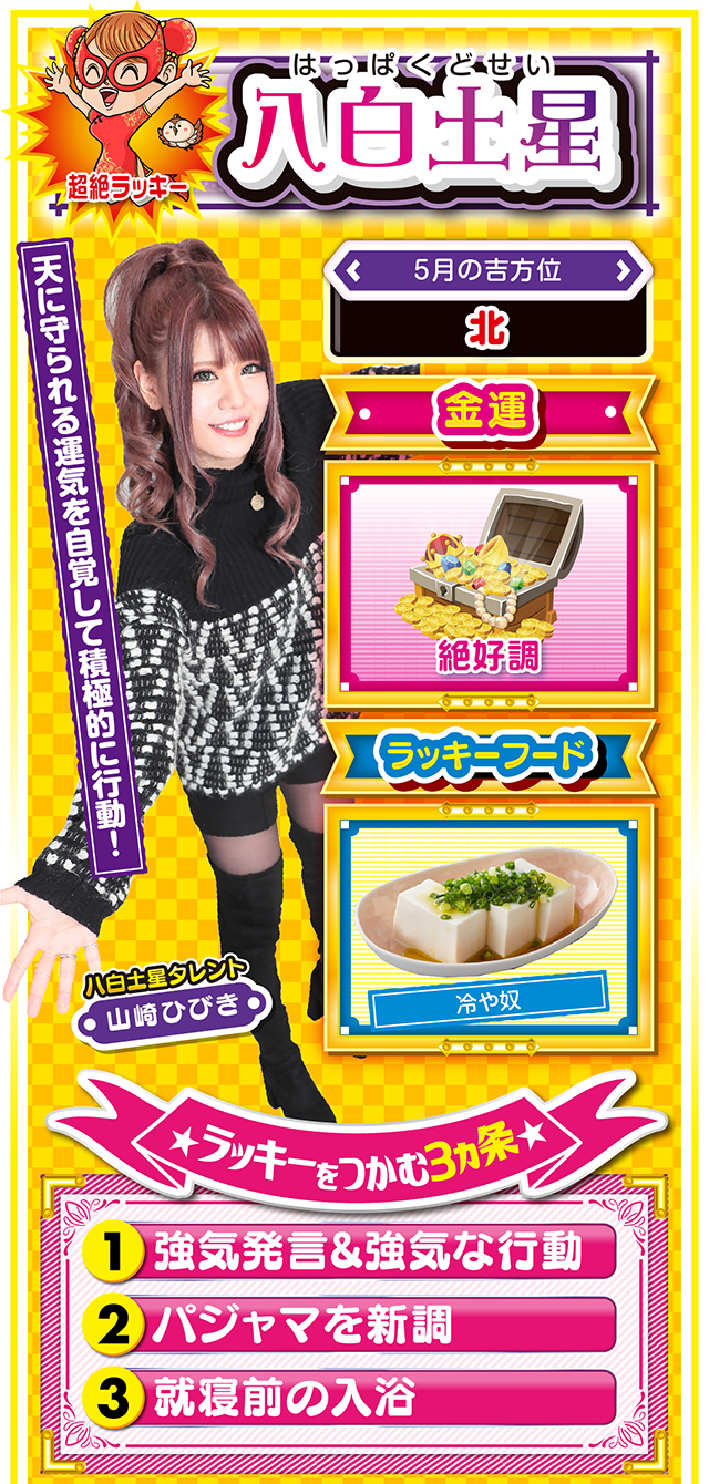 八白土星占い結果