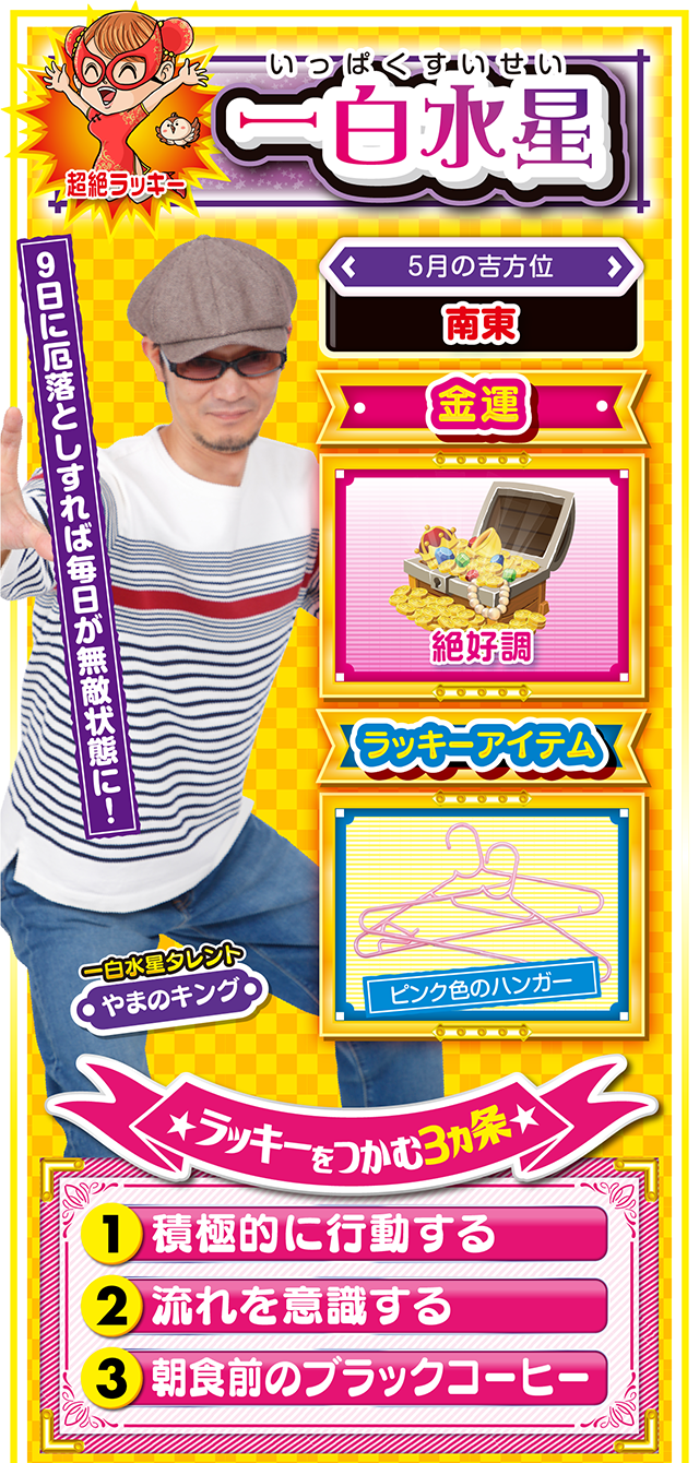 一白水星占い結果