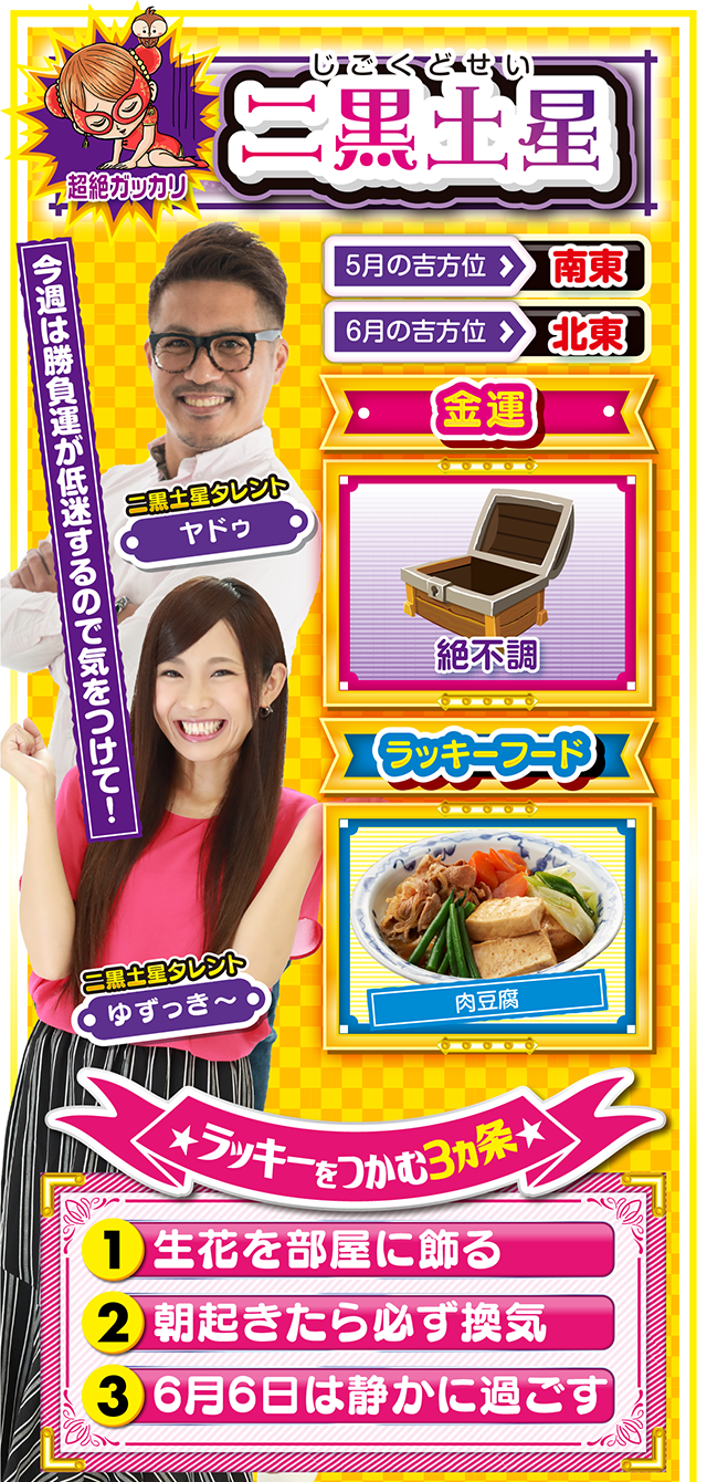 二黒土星占い結果