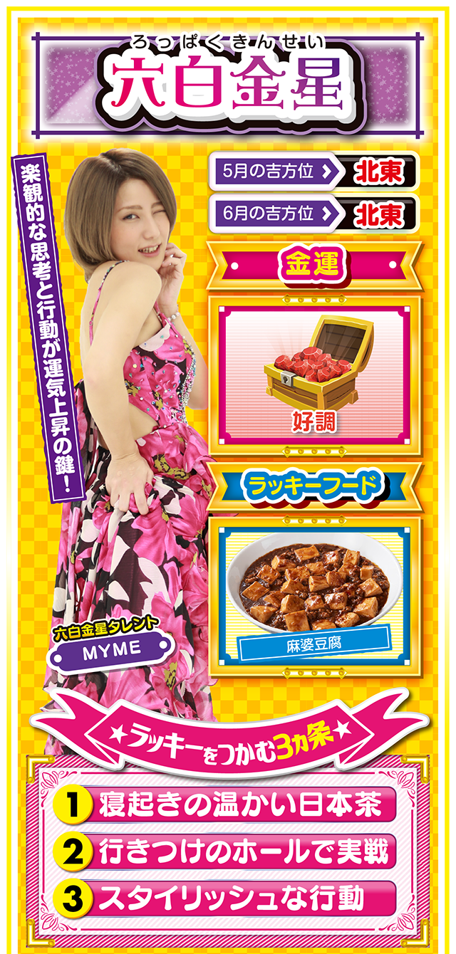 六白金星占い結果