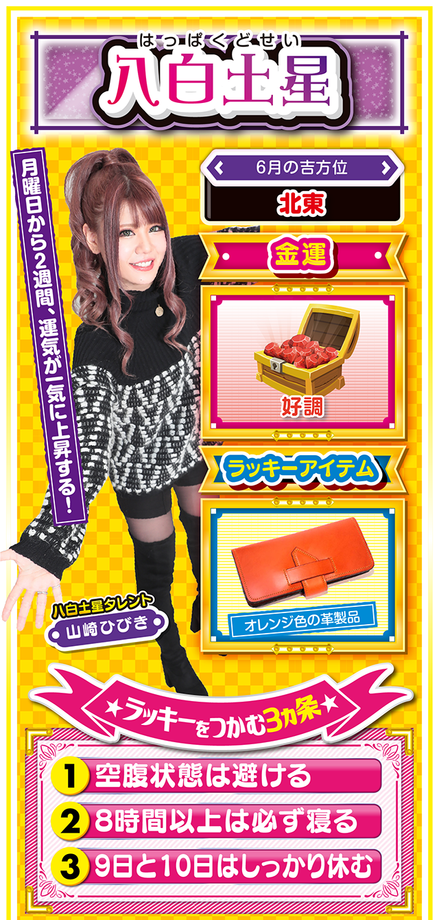 八白土星占い結果