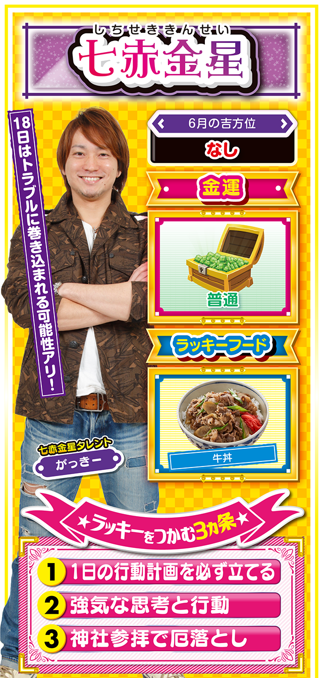 七赤金星占い結果