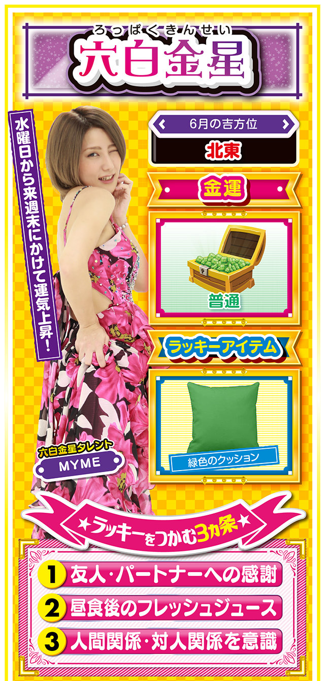 六白金星占い結果